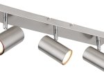Kryptinis šviestuvas GLOBO Robby, GU10, 3 x 25W, 230V, chromo sp., 410x60x120 mm