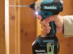 Akumuliatorinis smūginis suktuvas MAKITA DTD157Z, 18V, 133 x 81 x 232 mm, svoris 1,5 kg, triukšmo lygis 106 dB, 3 smūgio režimai, vibracijos lygis 11,5 m/s²