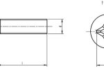 Varžtai pusapvalia galva PROFIX, DIN7985, M8 x 16 mm, cinkuoti, 10 vnt.