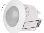 Judesio jutiklis EMOS G1160, įmontuojamas, IP20, 360 laispsnių, 6 m, 1200 W, 230 V, 10 s - 15 min., PIR jutiklis, baltos sp., 70 x 75 mm