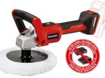 Akumuliatorinis poliruoklis EINHELL CE-CP, 18/180 Li, 18 V, Li-ion, be akumuliatoriaus, poliravimo diskas 180 mm., svoris 1,28 kg
