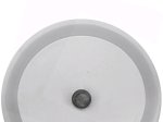 Sieninis šviestuvas ENTAC En-0386, naktinis, 0,5 W, 220-240 V, 6400 K, 25 lm, IP20, automatinis įsijungimas temstant, apvalus, baltos sp.
