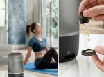 Oro drėkintuvas PHILIPS HU1510/03, 1000 serija, 19 W, bakelio talpa 3l, pilkas