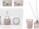 Dovanų rinkinys, namų kvapas ir 2 vnt. kvapnių žvakių, 3 skirtingi kvapai