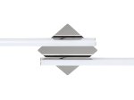 Lubinis vonios šviestuvas RABALUX Antonia, LED, 2 x 12W, 230V 50Hz, 4000K, 2360 lm, IP44, metalinis, chromo/baltos sp., 735 x 70 x 265 mm, 5895