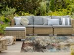 Kilimas ANDIAMO SANTANA, 160 x 235 cm, smėlio-antracito spl, 77 % polipropilenas, 23 % poliesteris, 705474
