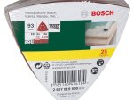 Šlifavimo popieriaus rinkinys BOSCH Delta, K60-K240, 25 vnt.