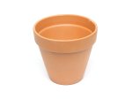 Keraminis lauko vazonas, terakota sp., 21 x 21 x 19 cm.