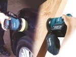 Akumuliatorinis ekscentrinis šlifuoklis MAKITA DBO180Z, 18V, be akumuliatorių ir kroviklio