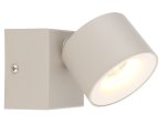 Kryptinis šviestuvas GLOBO Rae, LED, 6W, 480lm, 3000K, pilkos sp., 72x95x130 mm