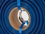 Plokščia žarna BRADAS Aqua-Flat PE/EVA, vandens pumpavimui, 1 1/4"- 30m, mėlyna spalva