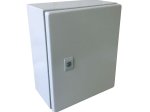 Paviršinis skydelis TIBOX, metalinis, AXPxG 400x400x200 mm, pilkos sp., IP66, ST4 420