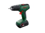 Akumuliatorinis suktuvas BOSCH Green Easy Drill 18V-40, 18V, 2 x 2 Ah akumuliatoriai, maks. sukimo momentas 40 Nm, LED apšvietimas, 2 greičiai, 1,3 kg