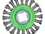 Vielinis šlifavimo diskas BOSCH X-Lock, pintos vielos, nerūdijančiojo 115 mm, 0,5 mm