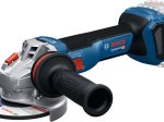 Akumuliatorinis kampinis šlifuoklis BOSCH Professional, GWS 18 V-11 S, SOLO, 18 V, maks. disko skersmuo 125 mm, be akumuliatoriaus ir kroviklio, lagaminas, 06019N4001