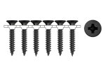 Gipso kartono sraigtas į metalą juostoje FISCHER, 3,5 x 45 mm, 1000 vnt.