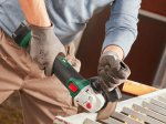 Akumuliatorinis kampinis šlifuoklis BOSCH Green Universal, Grind18V-75 Solo, be akumuliatoriaus ir kroviklio, 125 mm