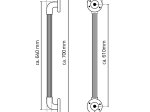 Ranktūris RIDDER Eco Max, 60 cm, baltas, A1016001