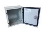 Paviršinis skydelis TIBOX, metalinis, AXPxG 400x400x200 mm, pilkos sp., IP66, ST4 420