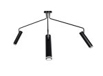 Kryptinis šviestuvas RABALUX Senobia 73039, GU10 3x MAX 35W, 55 x 485 mm, IP20, 230V, 50Hz, juodos sp.