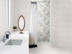Plytelių keraminis dekoras KAI/CERAMICA FIORE, Ethera Grey Leaves 3204, 30 x 60 cm, 3 vnt./dėž., komplekte 2 vnt., rektifikuota, spalva pilka