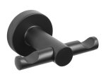 Kabliukas BA-DE Carbon, dvigubas, juodas, CKB-7402 99