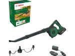 Akumuliatorinis lapų pūstuvas BOSCH Universal Leaf Blower 18V-130, 18 V, 2,5 Ah akumuliatorius, kroviklis