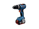 Akumuliatorinis smūg. gręžtuvas BOSCH Professional GSB 18 V-65, 18 V, komplekte 2 x 5,0 Ah akumuliatoriai ir kroviklis, lagaminas, 06019N3303