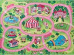 Kilimas ANDIAMO WONDERLAND, 140 x 200 cm, vaikiškas, rožinis, 100% poliesteris, 700693