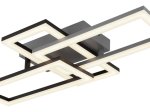 Pakabinamas LED šviestuvas GLOBO Sapena, 24W, 230V, 4000K, 1800lm, pilkos spalvos, 614 x 341 x 93 mm, 67328-24OC