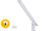Stalinis šviestuvas SPECTOR LIGHT 17548, LED, 7 W, 220-240 V, 2700/4000/6500 K, 610 lm, dimer., belaidis krovimas mobiliam telefonui, baltos sp., 170x120x325 mm