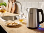 Elektrinis virdulys PHILIPS HD9351/90, 1,7 l, sidabro