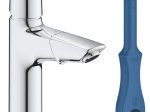 Praustuvo maišytuvas GROHE QUICKFIX START, su ištraukiamu dušeliu, chromo spalva, 23978003