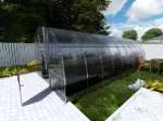 Šiltnamis KLASIKA Easy, 18 m2, 4 mm polikarbonatinė danga, 3 x 6 m, arkos formos