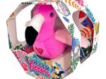 Interaktyvus pliušinis paukštis HAPPY YAPPERS, flamingas, 9592