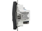 Antenos ir kompiuterio lizdas SCHNEIDER Sedna Design, 2 vietų, įleidžiamas, antracito sp., SDD114469T