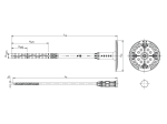 Įkalami kaiščiai, prailginto išsiplėtimo su metaline vinimi, aplieta plastiku, 10 x 420 mm, ABCDE pagr., 100 vnt.