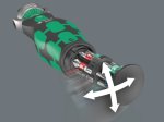 Terkšlė  3/8´´ su laikikliu antgaliams WERA 8009 Zyklop Pocket