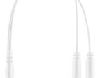 Laidinės žaidimų ausinės DELTACO GAMING WH85, 57 mm, aliuminio rėmas, LED, baltos sp., GAM-030-W