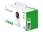 Išmanioji vidaus kamera DELTACO SH-IPC16, IP20, 2MP, 1920 x 1080, IR nuotolis 8m, palaiko MicroSD iki 128 gb, WiFi, valdoma telefonu, baltos sp.