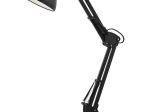 Stalinis šviestuvas GLOBO Famous, E27, 1 x 40W, 230V, su jungikliu, metalinis, juodos spalvos, 400 x 150 x 590 mm, 24880