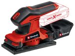 Akumuliatorinis vibracinis šlifuoklis EINHELL TC-OS 18/187 Li Solo, 18 V, naudojamo švirtinio popieriaus lapeliai 94x187 mm, be akumuliatorių ir kroviklio