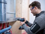 Akumuliatorinis suktuvas BOSCH Professional GSR 18 V-90, 18 V, komplekte 2 x 4,0 Ah akumuliatoriai ir kroviklis, lagaminas, 06019K6003