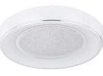 Lubinis LED šviestuvas GLOBO Mickey, 24W, 230V, 2500 lm, 3000-6000K, su pultu, su 2xAAA, dimer., atmintis, chromo sp. žiedas, apvalus, 490x90mm, 483110-24