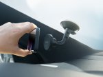 Automobilinis laikiklis DELTACO ARM-C103, tvirtinamas prie stiklo, skirtas mobiliajam telefonui, juodos sp.