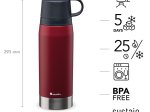 Termosas ALADDIN Citypark, 1,1 l, raudona sp.