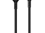 Įkrovimo laidas HAVIT DOT 6318, USB-A į Type-C, su indikatoriumi, sustiprintas, iki 2.4 A, 1 m, juodos sp.