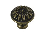 Baldų rankenėlė antik rutulio formos HETTICH, dengta žalvariu D27mm, 9197009