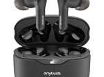 Įkraunamos belaidės ausinės TOZO Anybuds Pro, TWS, Bluetooth 5.3., bendras veikimo laikas su įkrovimo dėklu ANC OFF - 25 val., juodos sp., A00E5