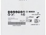 Šlifavimo diskas, Fibro tipo BOSCH, D 125 mm, K 36, 1 vnt.